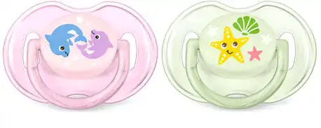 Avent Philips Classic Пустушка для дівчаток 0-6 місяців SCF169/36 2 шт