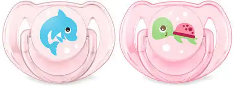 Avent Philips Classic Пустушка для дівчаток 6-18 місяців SCF169/38 2 шт