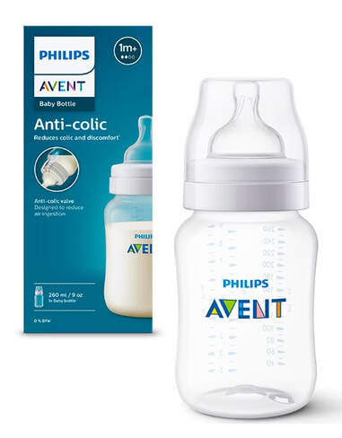 Avent Philips Anti-colic Пляшечка для годування від 1 місяця SCF103/01 260 мл 1 шт