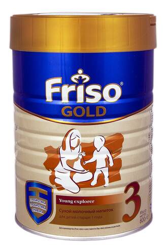 Friso 3 Фрісолак Gold Суміш молочна від 12 до 18 місяців 800 г 1 банка loading=