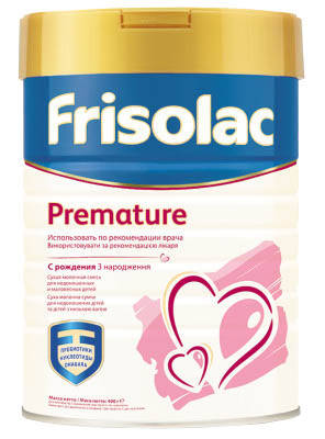 Friso Frisolac Premature Суміш молочна від 0 місяців 400 г 1 коробка