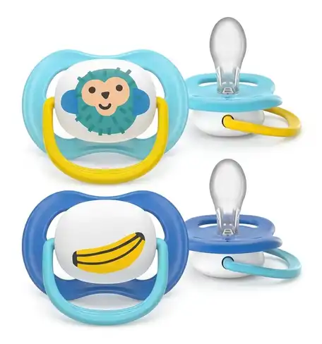 Avent Philips I Love Пустушка ортодонтична для хлопчиків 6-18 місяців SCF080/26 2 шт