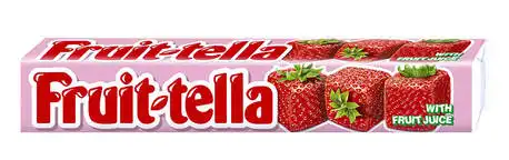 Fruit-tella Цукерки жувальні Полуниця 41 г 1 шт