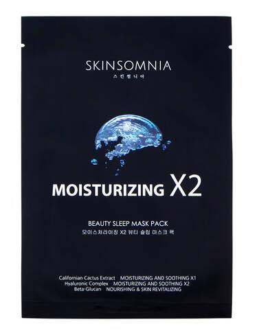 Jkosmec Skinsomnia Маска тканинна для обличчя Зволожуюча подвійний ефект Beauty Sleep 28 мл 1 шт
