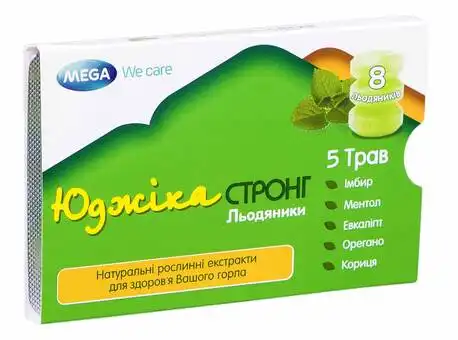 Юджіка Стронг льодяники 120 шт