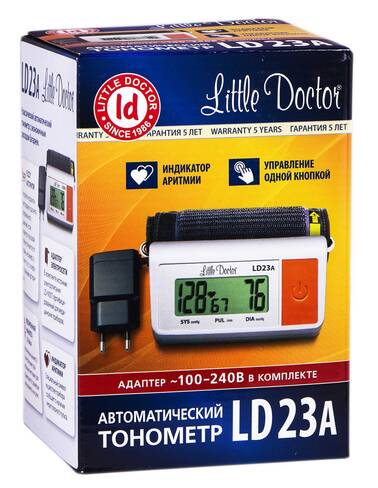 Little Doctor LD-23A Тонометр автоматичний з адаптером 1 шт loading=