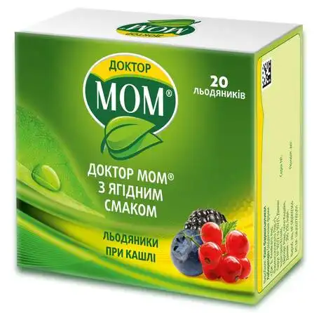 Доктор Мом з ягідним смаком льодяники 20 шт