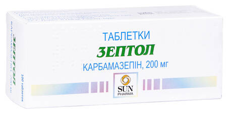Зептол таблетки 200 мг 100 шт