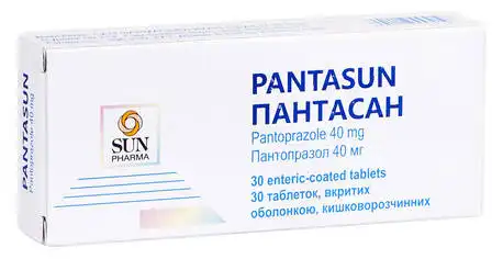 Пантасан таблетки 40 мг 30 шт