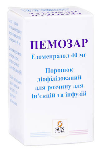 Пемозар ліофілізат для розчину для ін'єкцій та інфузій 40 мг 1 флакон loading=