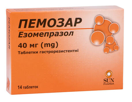 Пемозар таблетки 40 мг 14 шт