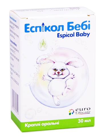 Еспікол Бебі краплі оральні 40 мг/мл 30 мл 1 флакон