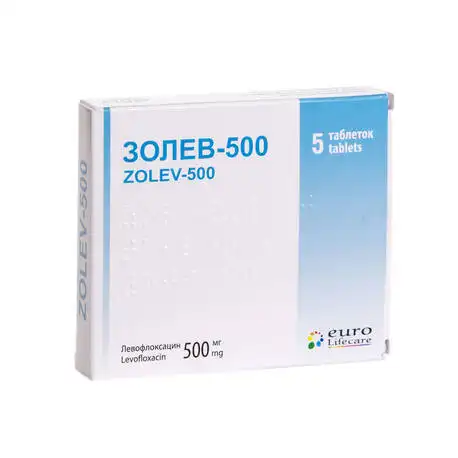 Золев таблетки 500 мг 5 шт