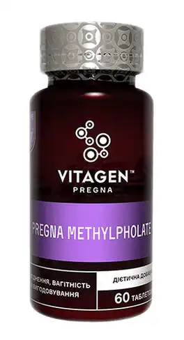 Vitagen №27 Вітамінно-мінеральний комплекс Pregna Methylpholate таблетки 60 шт