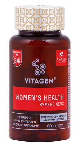 Vitagen №34 Вітамінно-мінеральний комплекс Woman’s Health капсули 60 шт