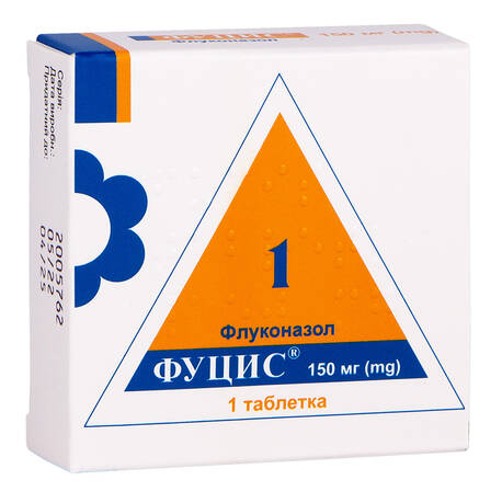 Фуцис таблетки 150 мг 1 шт