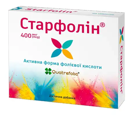 Старфолін таблетки 400 мг 60 шт
