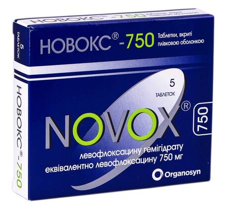 Новокс-750 таблетки 750 мг 5 шт