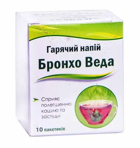Бронхо Веда гарячий напій порошок для орального розчину 10 пакетиків