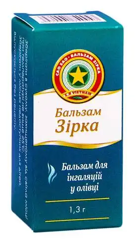 Бальзам Зірка олівець для інгаляцій 1,3 г 1 олівець