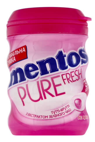 Mentos Pure Fresh Жувальна гумка зі смаком Тутті-фрутті 56 г 1 шт loading=