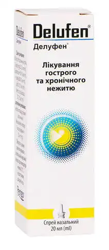 Делуфен спрей назальний 20 мл 1 флакон