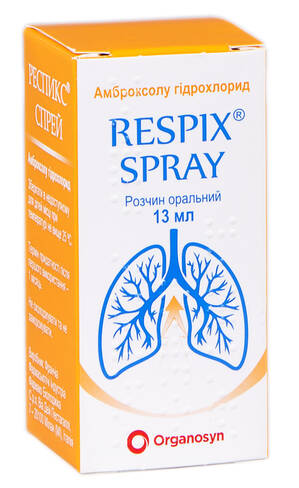 Респикс Спрей розчин оральний 10 мг/0,2 мл 13 мл 1 флакон