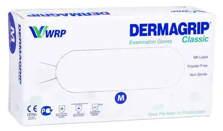 Dermagrip Classic Рукавички оглядові, натуральний латекс, неприпудрені, нестерильні розмір М 1 шт