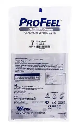 ProFeel DHD Platinum Рукавички хірургічні латексні стерильні неприпудрені розмір 7 1 пара