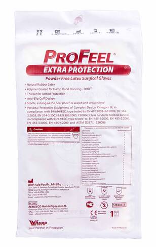 ProFeel Extra Protection Рукавички хірургічні латексні стерильні неприпудрені розмір 8,5 1 пара loading=