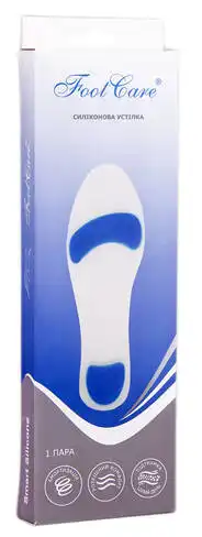 Foot Care SI-01 Устілка силіконова розмір L (39-40) 1 пара