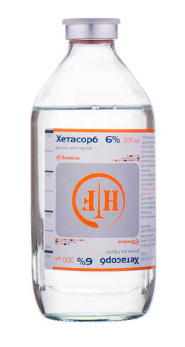 Хетасорб 6 % розчин для інфузій 6 % 500 мл 1 флакон