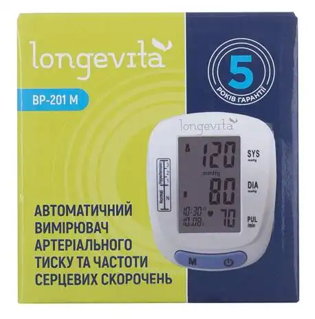 Longevita ВР-201М Тонометр автоматичний 1 шт