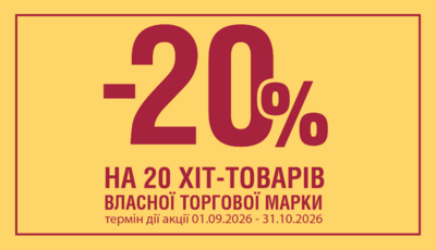 Ювілейна акція до 20-річчя бренду "Аптека D.S." триває!