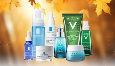 Акційні пропозиції від брендів VICHY та La Roche-Posay у жовтні в мережі аптек «D.S.»!